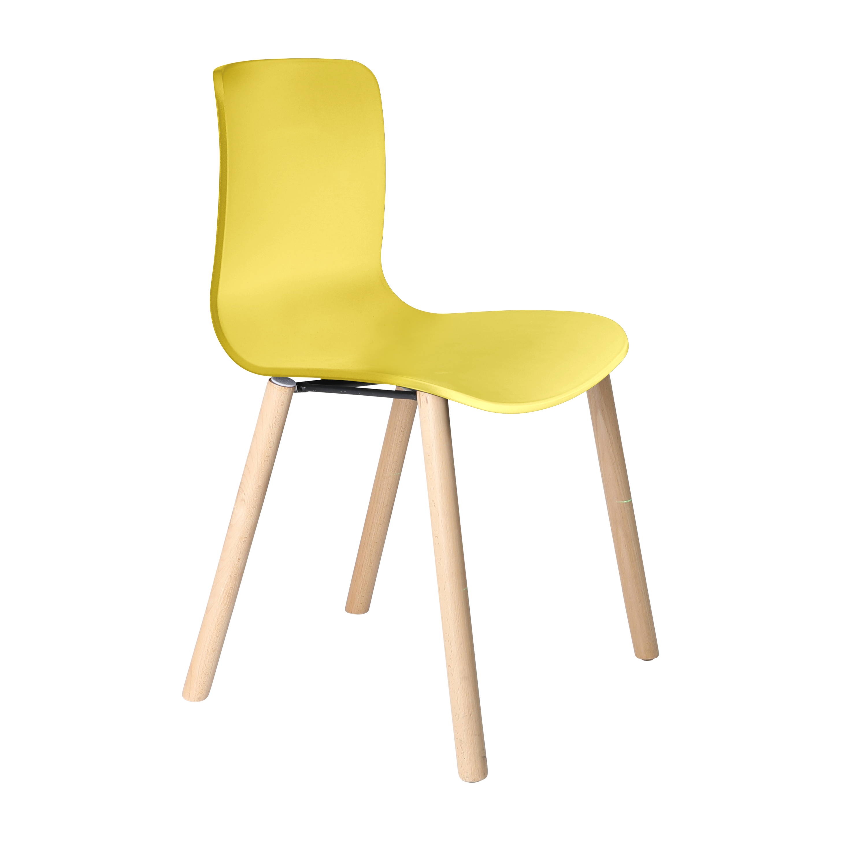 Acti Chair (Yellow / 4-leg Timber Frame)